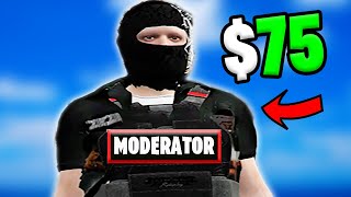 Buying Moderator on a Pay-To-Win GTA Server