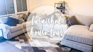 FULLY FURNISHED MILITARY HOUSE TOUR | Vlog