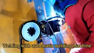 Check out how Xionggu automatic welding machine conquered the challenge of welding a massive 10m