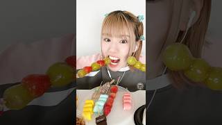 24スイーツショップのスイーツ爆食い🍰　　#mukbang #咀嚼音asmr #asmr #モッパン #冷凍スイーツ #タンフル #チョコマシュマロ #猫プリン