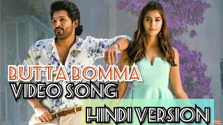 Butta Bomma Full Song (Hindi Version) #AlluArjun #Pooja #AA19
