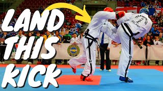 3 Ways To Land Back Kick - Dwit Chagi - ITF TKD Sparring