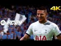 FC 24 - Tottenham Hotspur Vs Manchester city - Premier league match - 4k gameplay