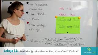 Niemiecki dla Opiekunek Seniorów: Lekcja 11 - Posiłki w języku niemieckim; słowa \