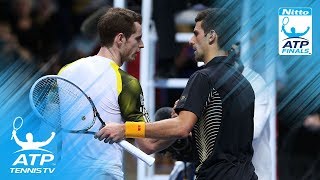 EPIC Finale to Murray v Djokovic match in London | 2012 Nitto ATP Finals