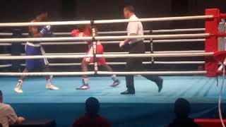 BOXING SSEMUJJU DAVID UGA VS EQUATORIAL GUINEA ROUND 3