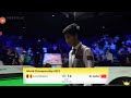 KBV-465 The End Of The 3rd Session Of This Exciting Semi-final, Between Luca Brecel & Si Jiahui.