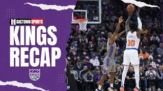 Sacramento Kings vs NY Knicks recap & reaction
