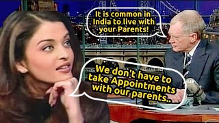 Aishwarya Rai Savage Reply to David Letterman Nailed it!!