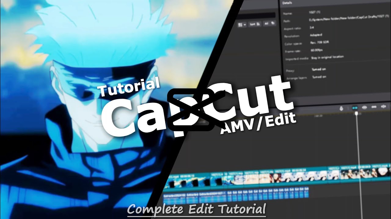 Capcut Tutorial Complete Amv Edit On Capcut Easy Capcut Tutorial
