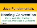 Java Naming Conventions in Java. Java tutorial for beginners #14