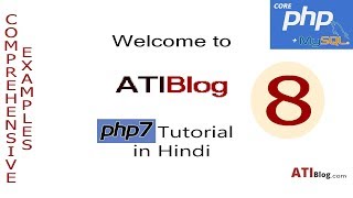 8. PHP Loops | PHP Tutorial | Hindi | ATIBlog