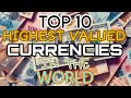 Top 10 highest valued Currencies in the world | Strongest Currency in the world #trending #facts #$