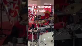 Keren semua Antusias dengan penampilan 3D percussion #psy #gangnamstyle #music #cover #drummer