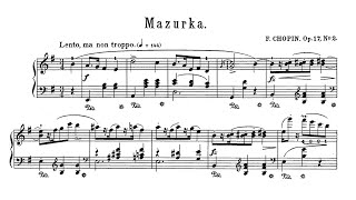 Chopin: Mazurka in E minor Op. 17 No. 2 - Jan Ekier, 1987