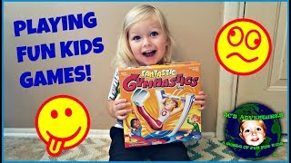 Play Fantastic Gymnastics Game Fun For Kids Toy Review Unboxing Egg Surprise JCs Adventures