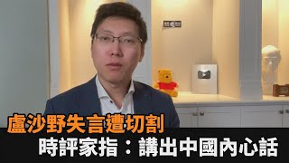 這些國家沒主權？盧沙野失言惹怒歐盟　時評員：講出中國內心話－全民話燒