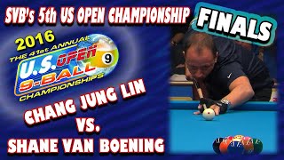SVB's record-tying 5th US Open win: 2016 US OPEN 9-BALL: Chang Jung-Lin vs. Shane Van Boening