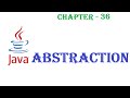 Abstraction in Java - Java tutorial - w3Schools - Chapter  36   English