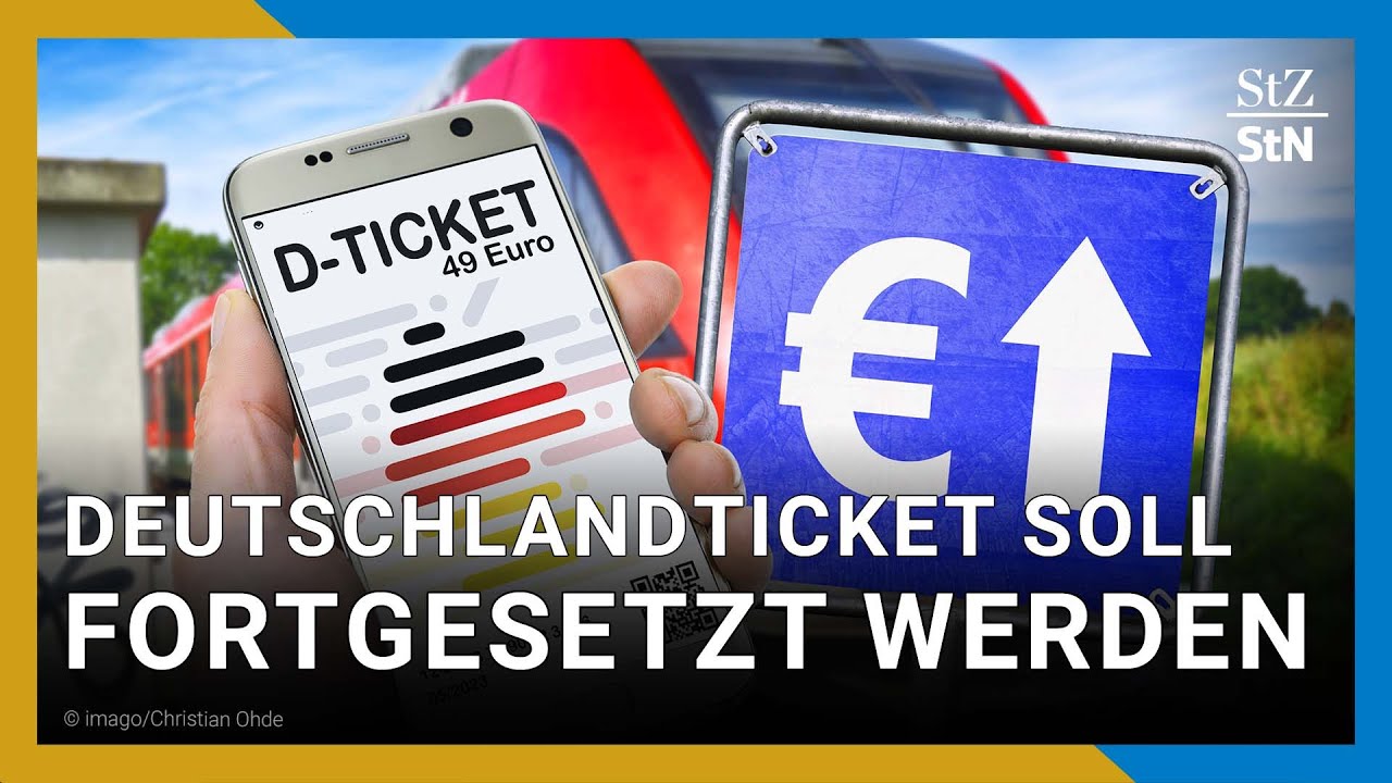 Weitere Finanzierung Für Deutschlandticket | Wird Das Abo Teurer? - YouTube