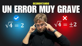 El Error Matemático que Estás Cometiendo con √4