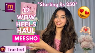 12 Pretty Meesho Heels Try On Haul 😍| UNDER RS 500 | Isha Vinod Jain