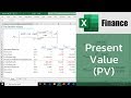 สอน Excel สำหรับการเงิน: หามูลค่าปัจจุบัน (Present Value) ของเงินด้วยฟังก์ชัน PV