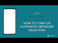 How to Turn On Automatic Network selection - Oppo [Android 11 - ColorOS 11]