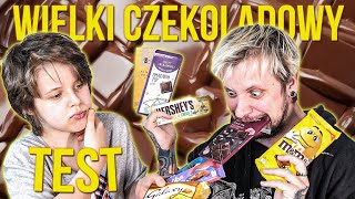 Wielki Test Czekolady 🍫👑  z tatą na ślepo!