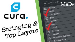 Best Way to Get Rid of Stringing on 3D Prints Using Cura + Get Smooth Top Layer + Block Supports