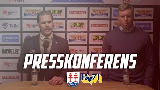 Presskonferens: Timrå IK - HV71