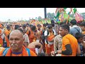 हर की पैड़ी में कावड़ियों की लाखों संख्या चलना हुआ मुश्किल haridwar video