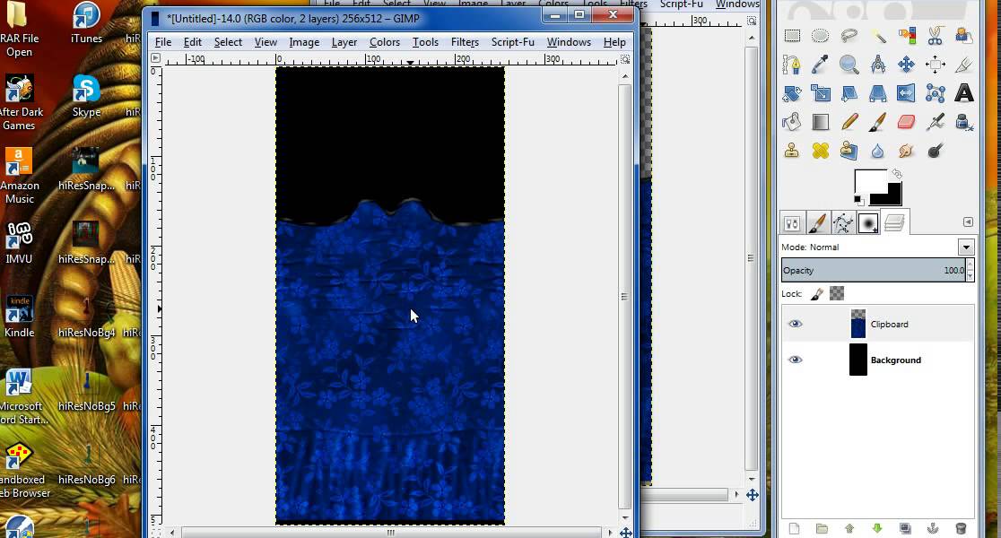 Imvu Gimp Opacity Map Tutorial Youtube