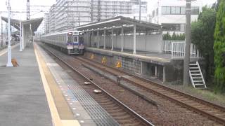 (HD720p)南海8000系8012F+12000系12002F通過＠羽倉崎駅