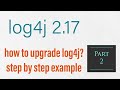 How to find Log4j version | step by step log4j update | Example | log4j vulnerability fix #log4j