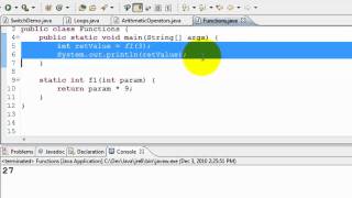 Java Tutorial - Methods (or functions)