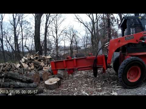 Homemade Skid Steer Log Splitter Very Heavy Duty Homemade Skid Steer Log Splitter Very Heavy Duty