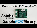 Arduino High Performance FOC BLDC Driver - SimpleFOClibrary