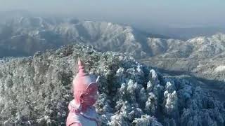 Jakhu temple drone view shimla