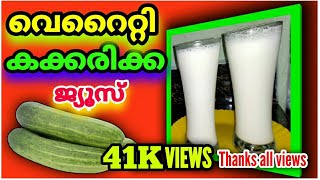 How to make cucumber juice recipe | how to make kakkarikka juice recipe malayalam | കക്കരിക്ക