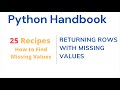 How to Find Rows with missing values in Python Pandas Dataset
