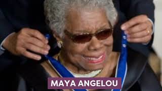 1. Celebrating|Dr. Maya Angelou: American Activist, Author, Memoirist, Novelist, Poet.