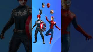 Captain America 😆 Spiderman 🤩 wrong head change 😀 #shorts #short #entertainment #wrongheadchange