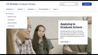 Applying to UC Berkeley - grad.berkeley.edu