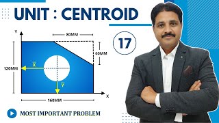 CENTROID SOLVED PROBLEM 17 IN ENGINEERING MECHANICS @TIKLESACADEMYOFMATHS