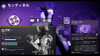 destiny2 ”牙城”ボイド耐久ビルド