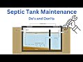 Septic Tank Maintenance Tips: Do's and Don'ts
