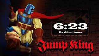 Jump King speedrun in 6:23  by Adamiuss (6 minutes 23 seconds)