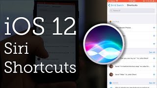 Siri Shortcuts for iOS 12