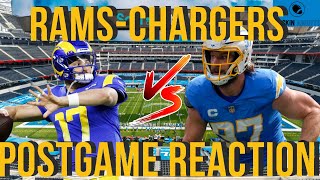 RAMS vs CHARGERS POSTGAME REACTION